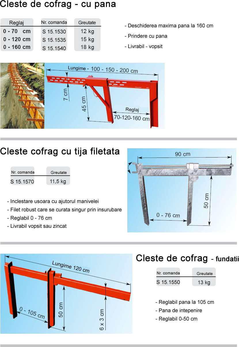 Cofraje si accesorii